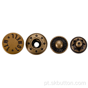 4 pcs Metal Press Snap Button